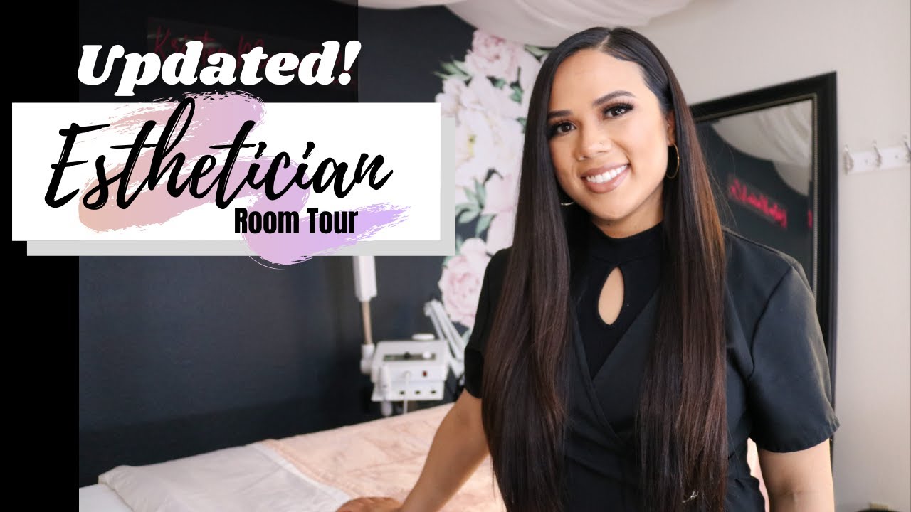 **UPDATED** ESTHETICIAN ROOM TOUR | SOLO ESTHETICIAN | ESTHETICS STUDIO