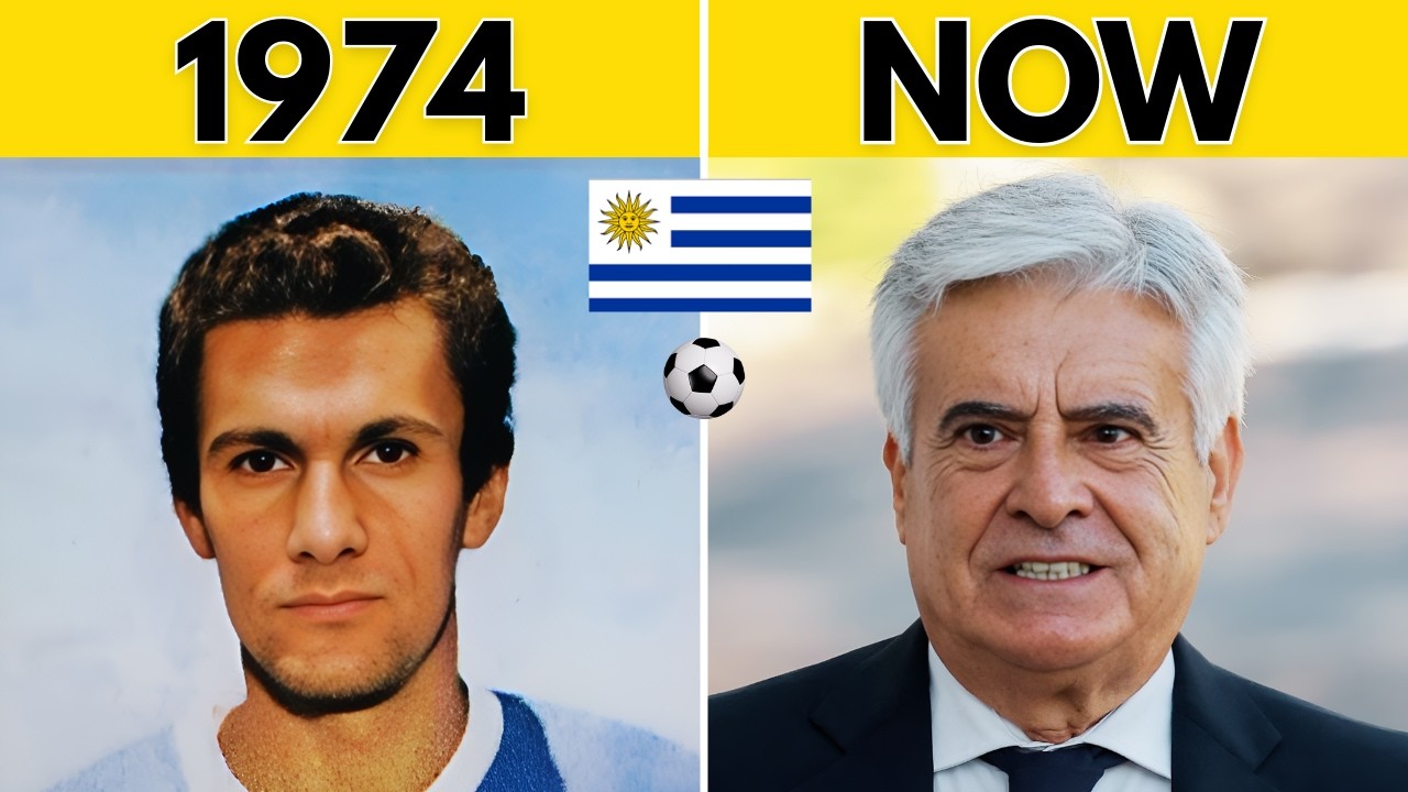 🇺🇾 Uruguay World Cup ⚽ 1974 Squad – Then & Now | Football Legends