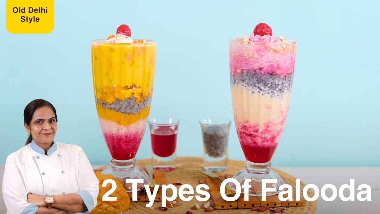 पुरानी दिल्ली का मशहूर राबड़ी फालूदा Shahi Rabdi Falooda, Falooda From Scratch, Home made Falooda Sev