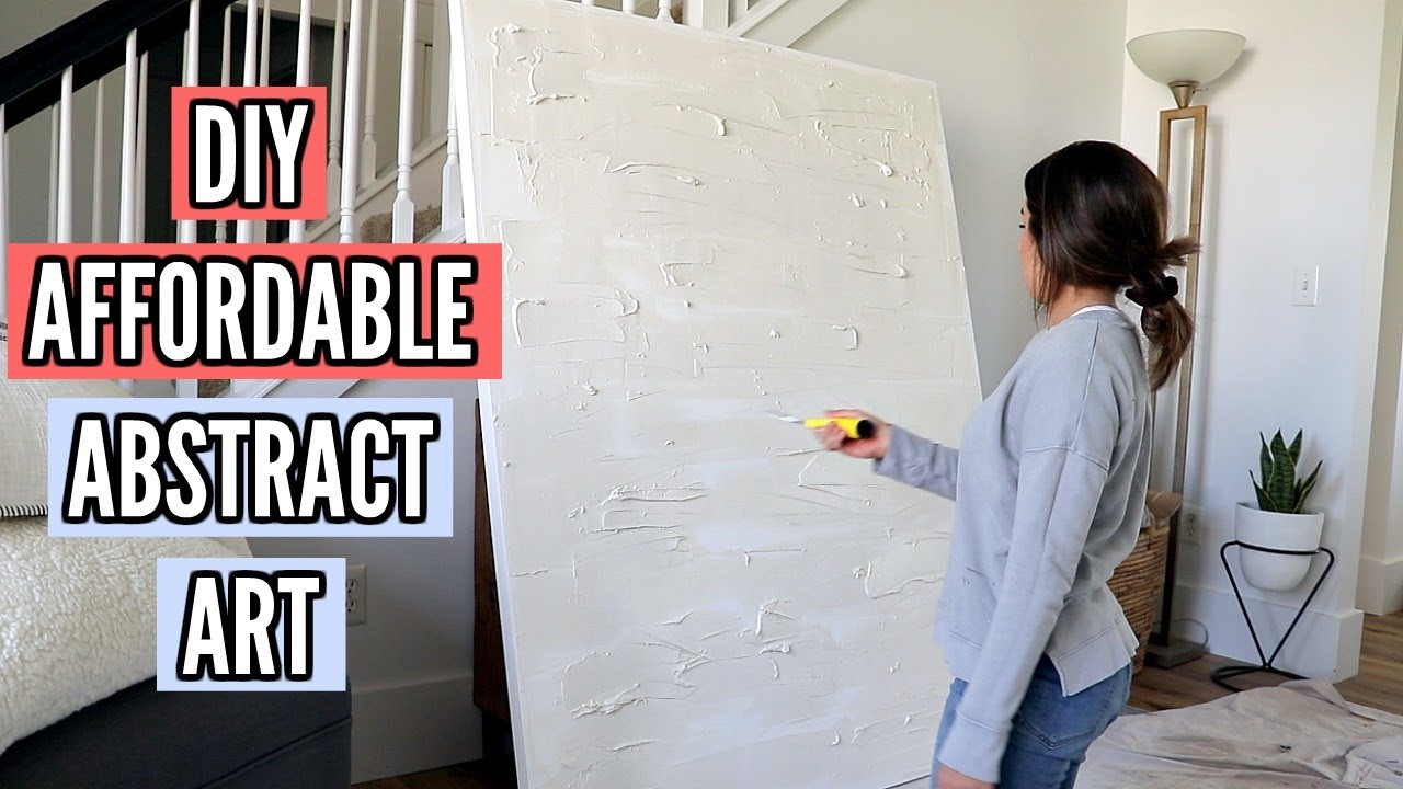 MAKING MY OWN LARGE ABSTRACT ART!