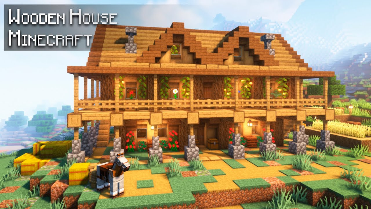 Minecraft: How to build a Wooden House | Easy Tutorial