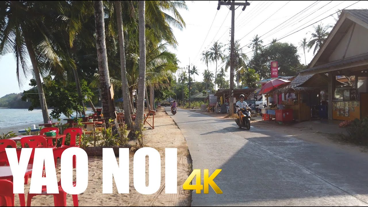 Driving Koh Yao Noi island, Thailand 4k 60fps