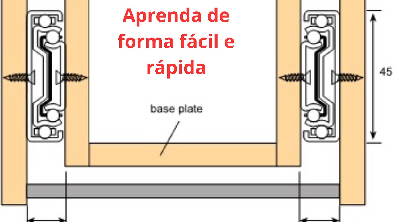 Qual Folga certa para corrediça telescópica
