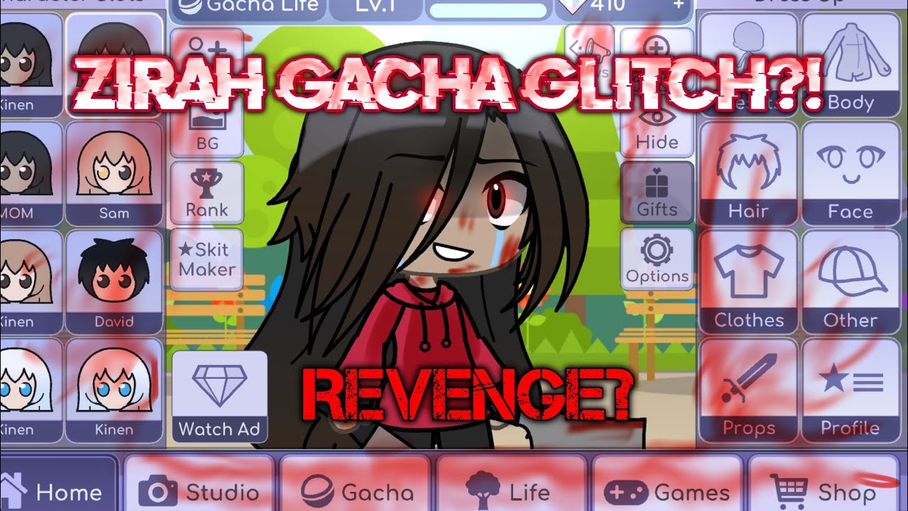 ZIRAH GACHA GLITCH?! 😱😥 (SHE WANTS TO TAKE REVENGE⁉️)