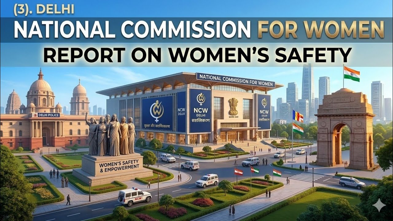 3). Delhi || 1). NCW || NARI 2025 on Women's Safety. 