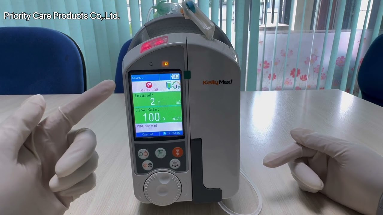 [PCP]วิธีการใช้งานเครื่อง Infusion Pump ยี่ห้อ KellyMed รุ่น ZNB-XAII 