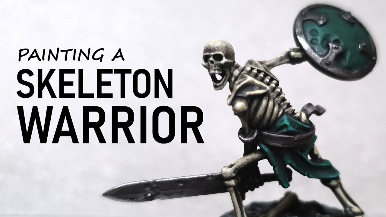 Painting a SKELETON WARRIOR!