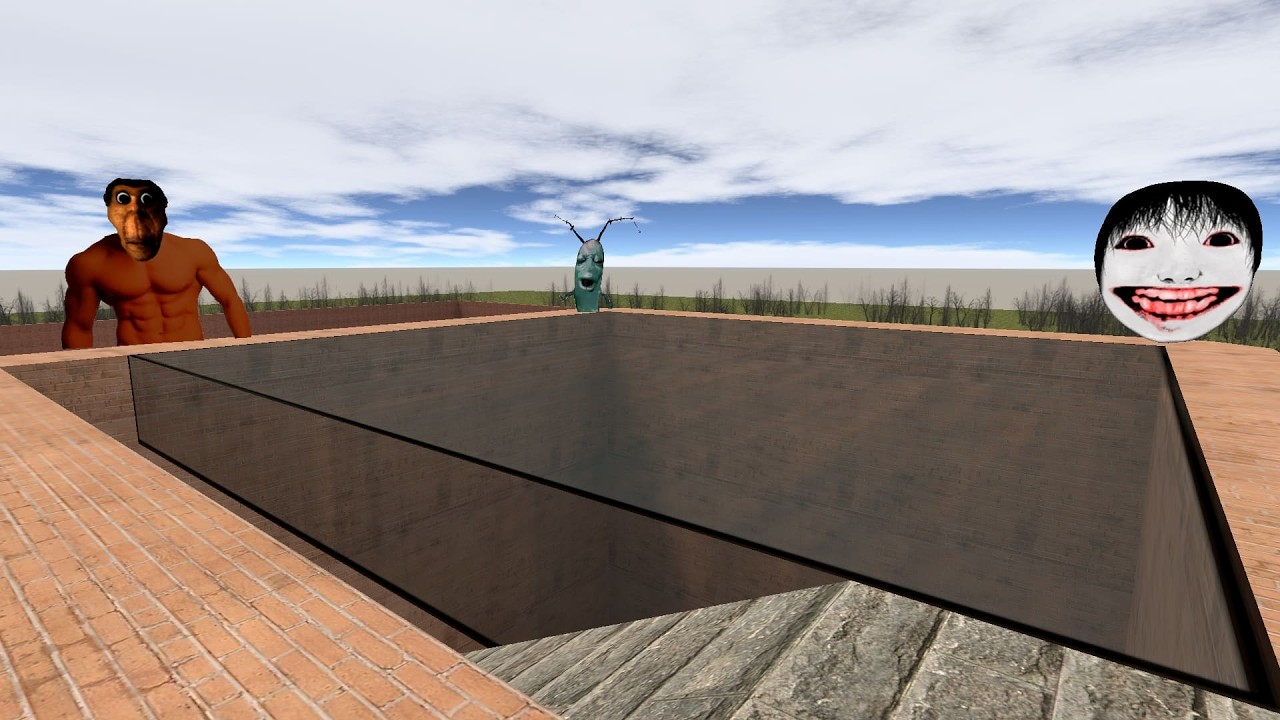 NEXTBOT STARTED HUNTING ME IN THE DARK MAZE(Garry’s Mod)!!#GmodCentral #gmod #garrysmod #nextbot