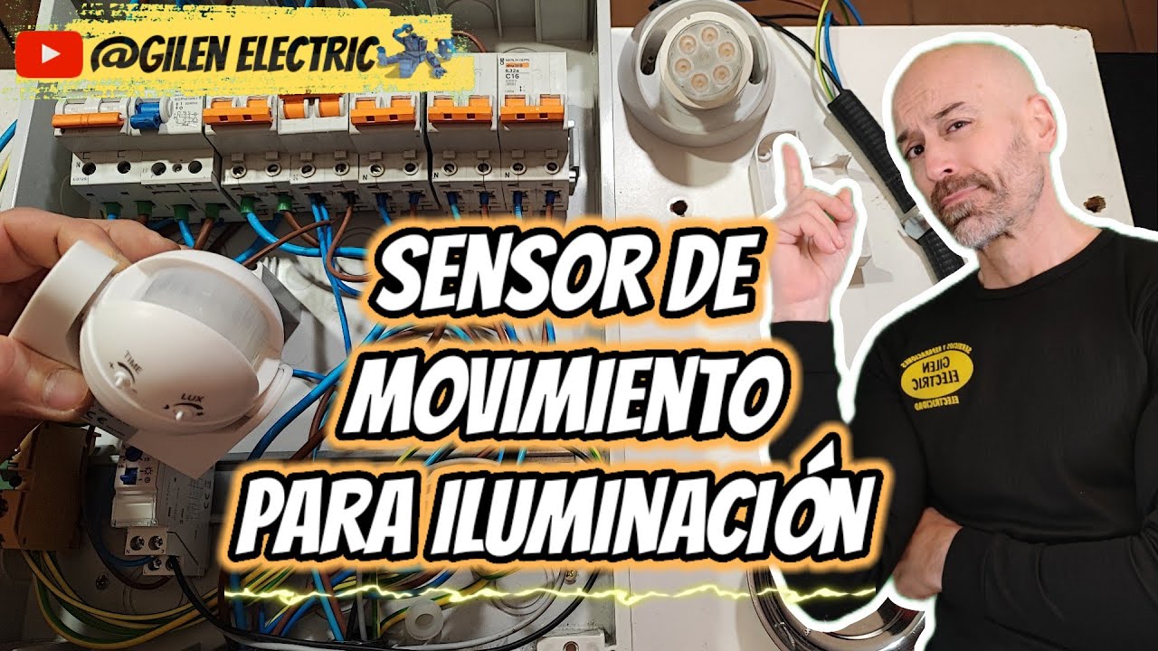Cómo instalar un sensor o detector de movimiento para encender la luz 💡 Así funciona 🕵️