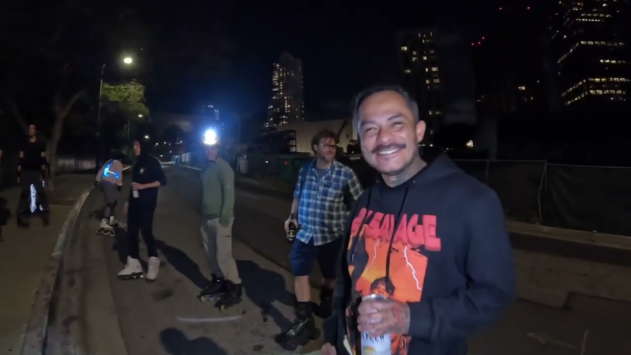 Damon Franklin X The Night Skate Los Angeles - Downtown - Knight Skate