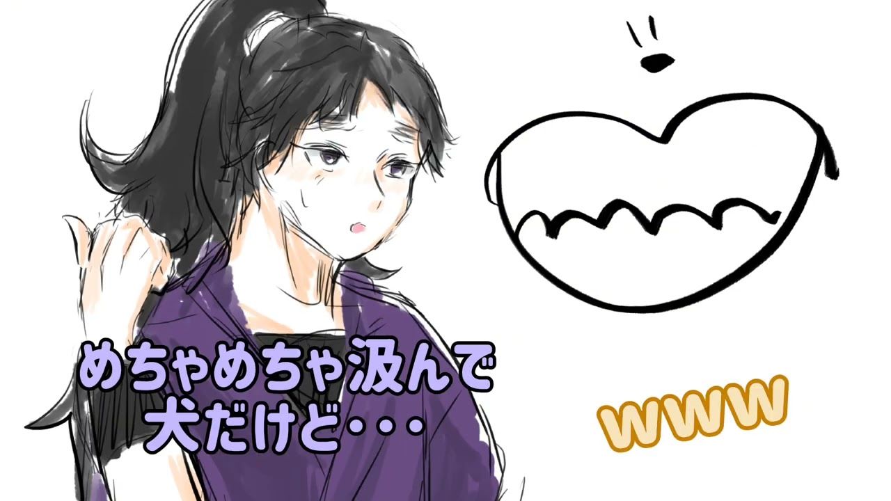 【手描きRKRN】五年生+六はで忍パニ絵描き歌♪