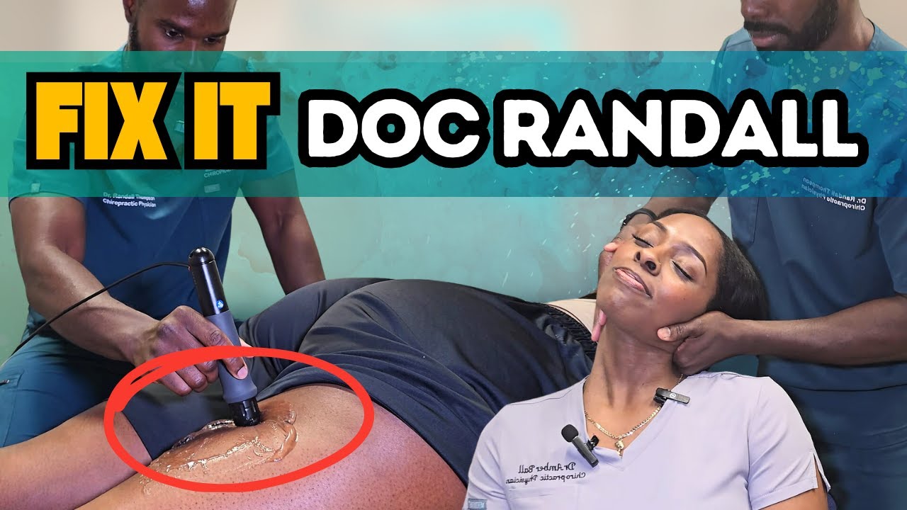 She was EXCITED TO BE ADJUSTED BY ME #chiropractic #blackchiropractor #neckcrack #backcrack