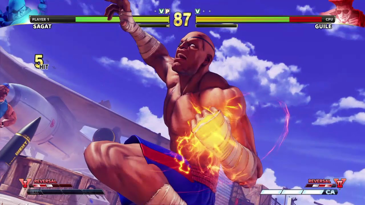 STREET FIGHTER V Sagat vs Guile