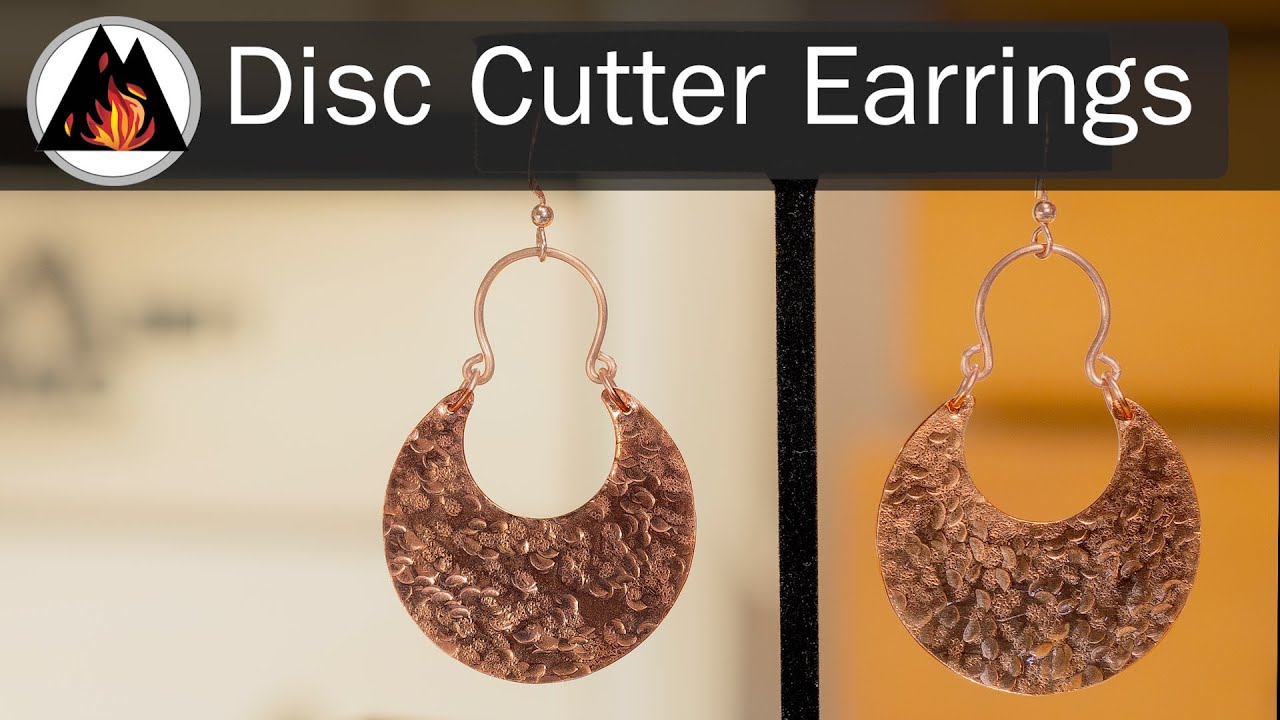 DIY Earrings Using a Disc Cutter