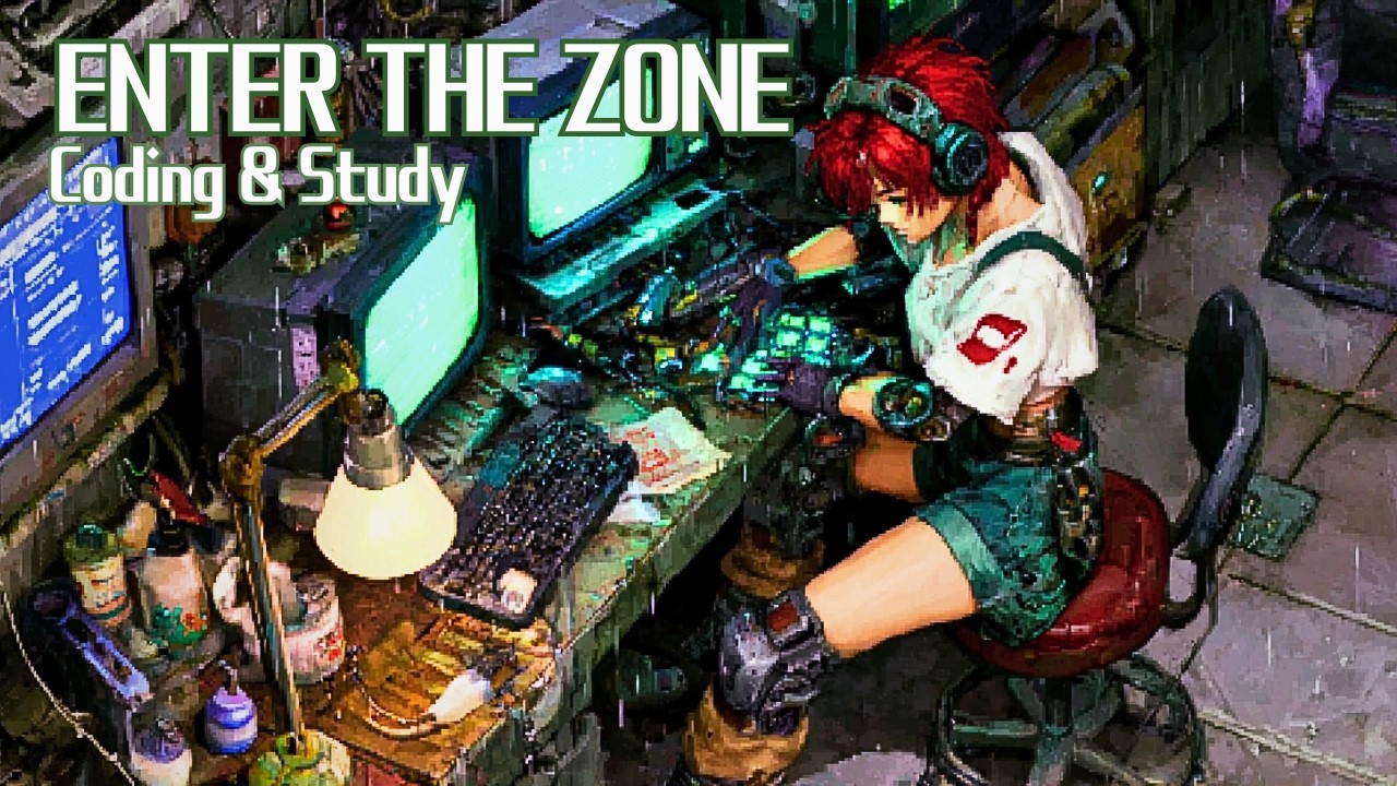 Deep Focus Lofi 💻 Underground Hacker Den &vert; Coding & Study Beats