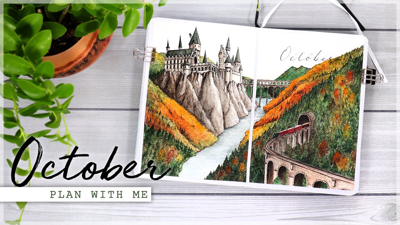OCTOBER 2020 Plan With Me // Bullet Journal Monthly Setup