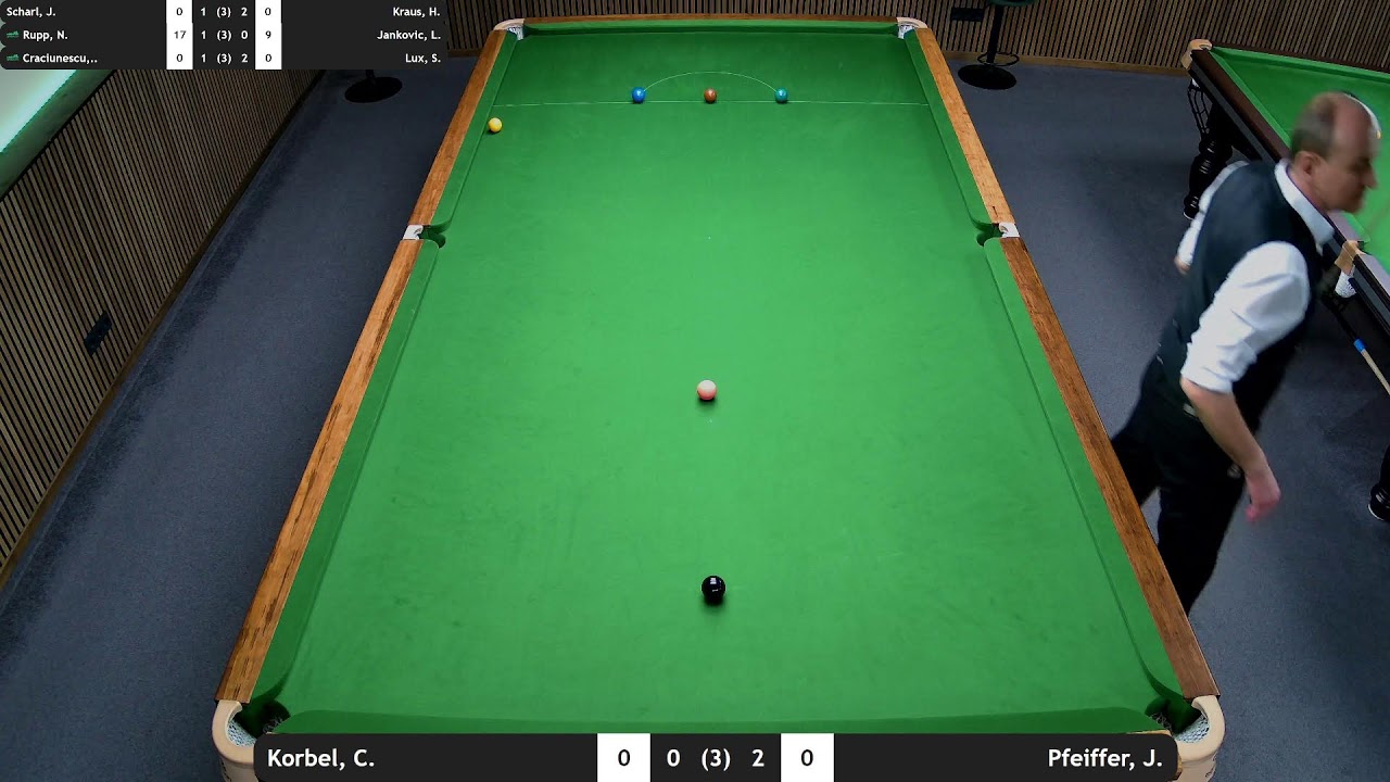 Bezirksmeisterschaft Snooker Nordbayern Herren 2025/26 Tisch 4