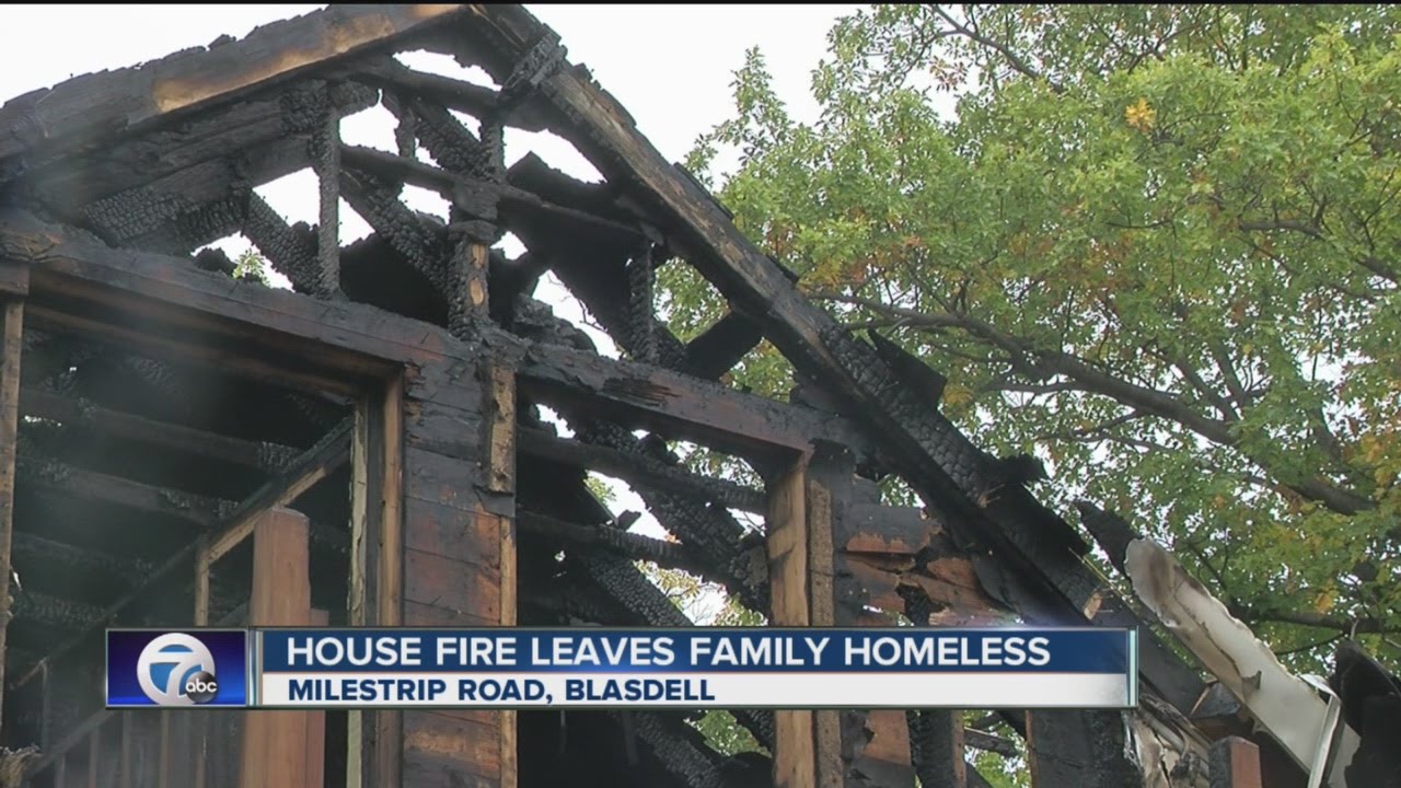 Fire leaves Blasdell family homeless