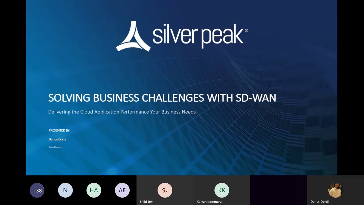 FVC - Silver Peak Live Demo session