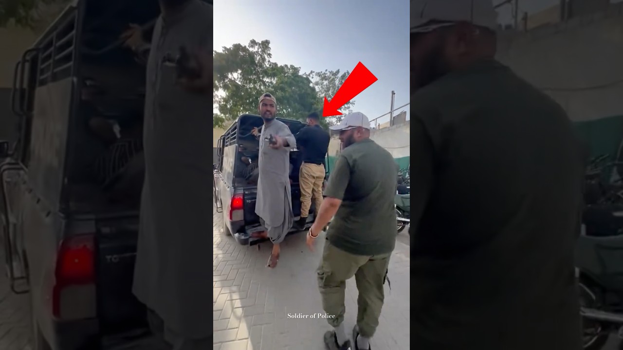 Arrested 🙄 #police #pakistan #karachi #shorts
