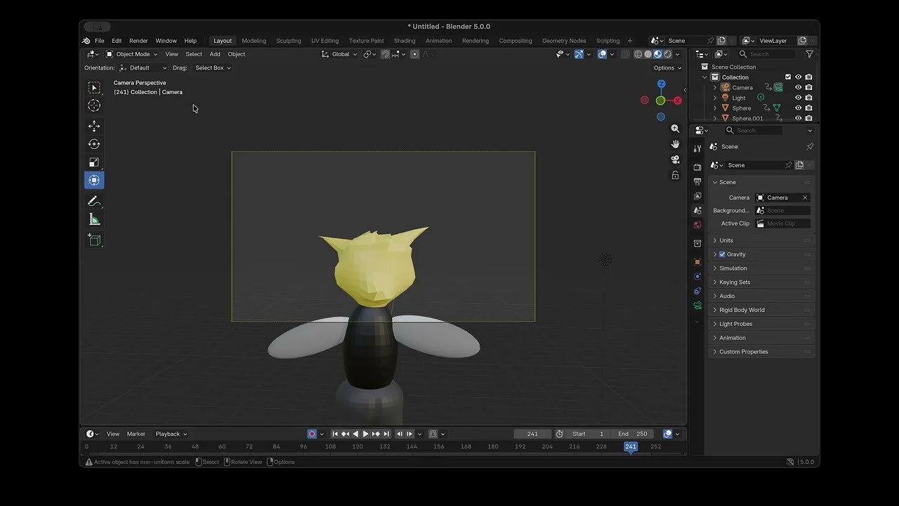 Blender model-KylarIsOdd Catlyn.