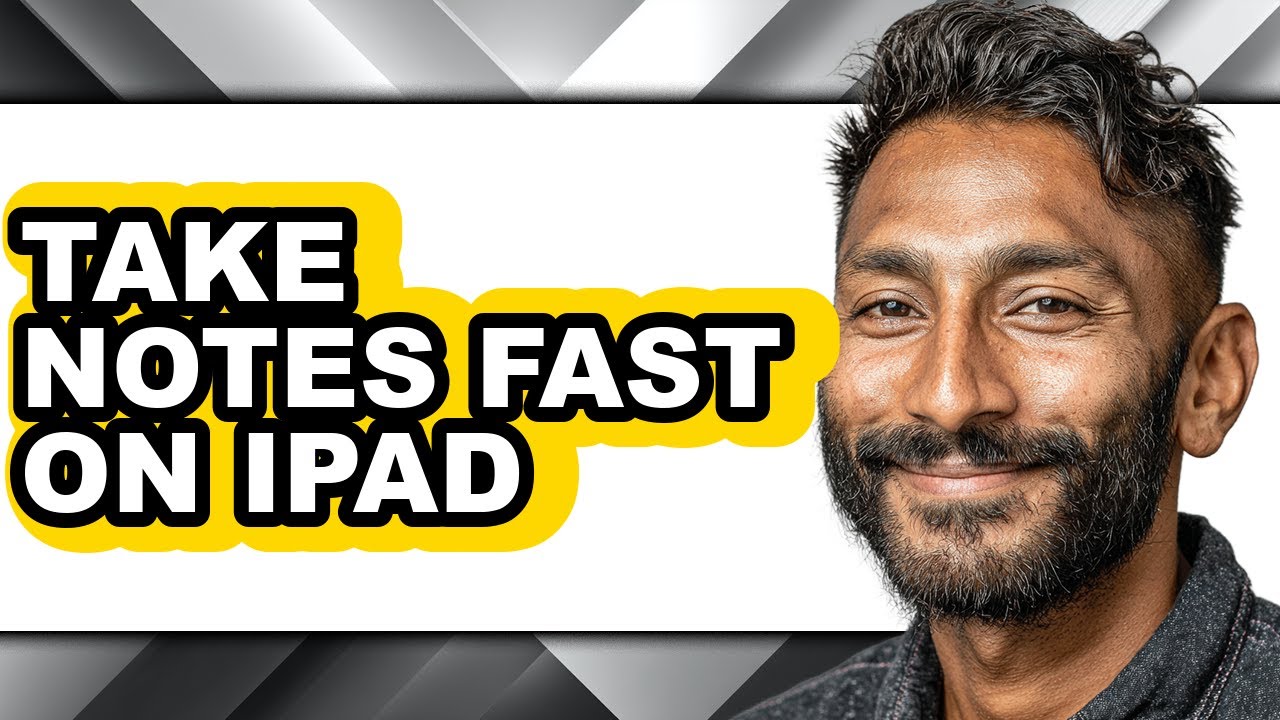 How to Take Notes Fast on Ipad (updated)