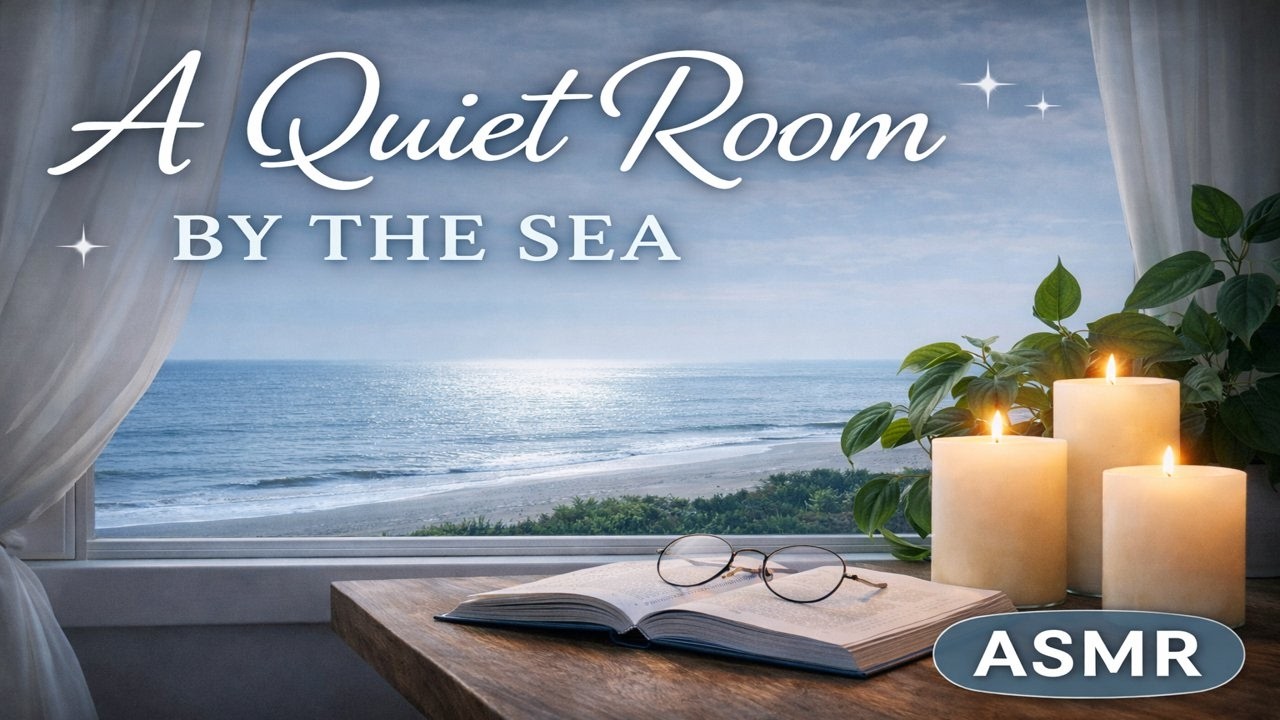 Quiet Room by the Sea | Ocean ASMR for Deep Sleep