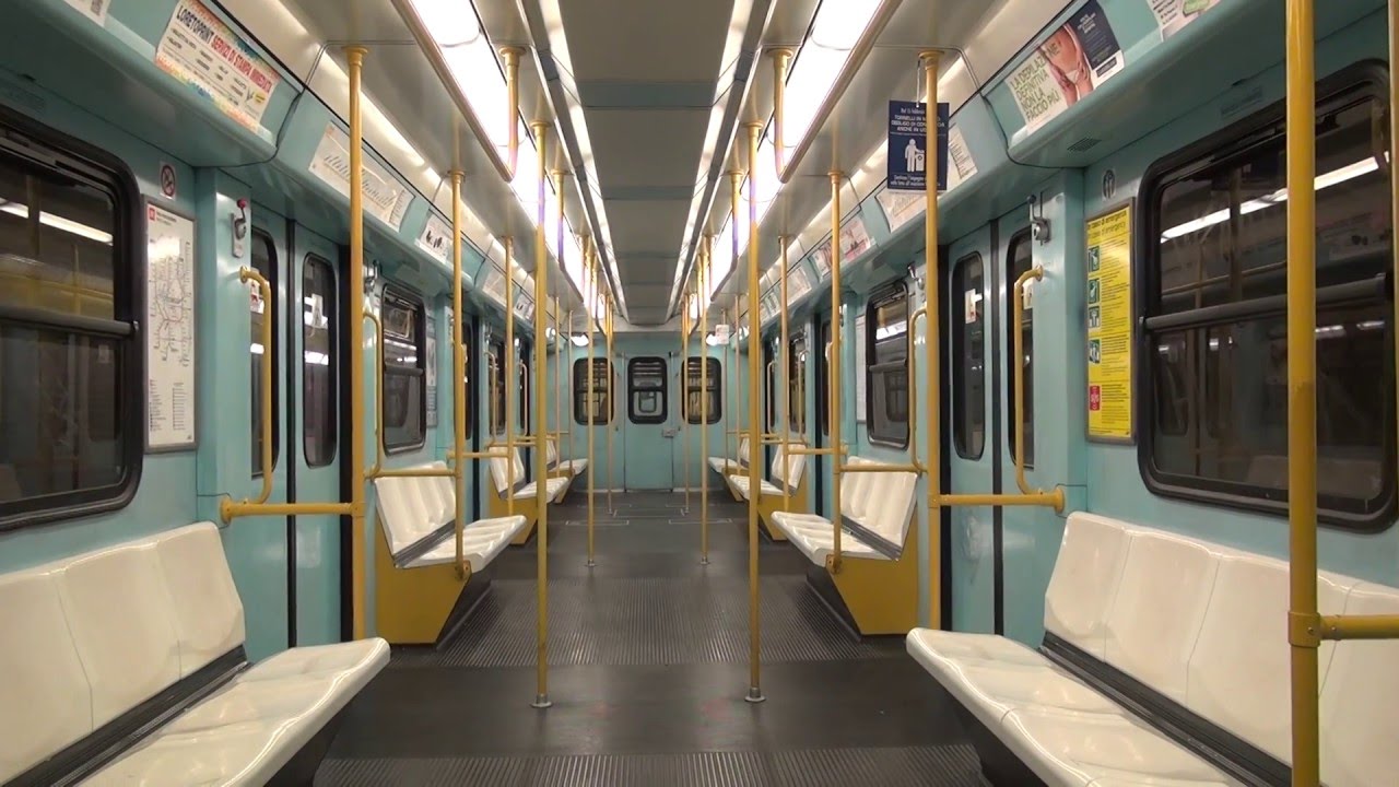 Milano地下鉄3号線「Meneghino」Affori Centro駅入線～発車・8000系1駅間乗車（Affori Centro→Dergano）