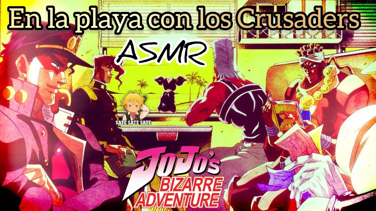 Los STARDUST CRUSADERS y TÚ en la PLAYA! [ASMR]