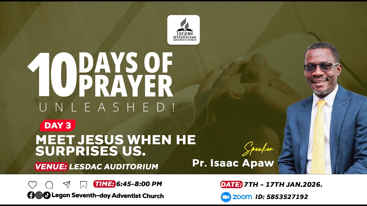 DAY 3: Meet Jesus when he Surprises Us | 10 DAYS OF PRAYER