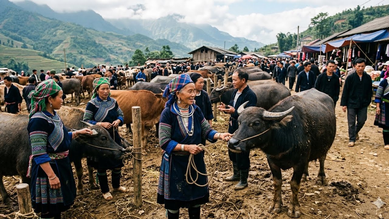Vietnamese uncle’s Vietnamese buffalo market does not want to come back