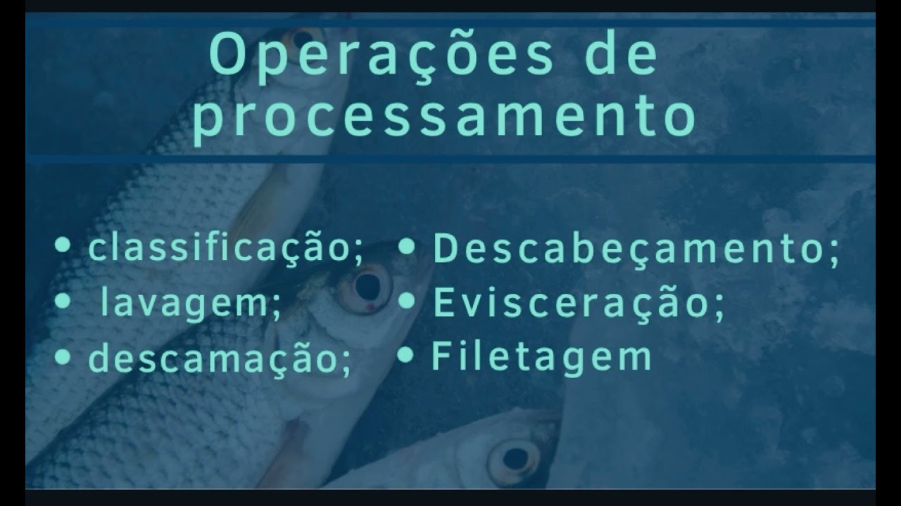 Pescado: Introdução ao beneficiamento