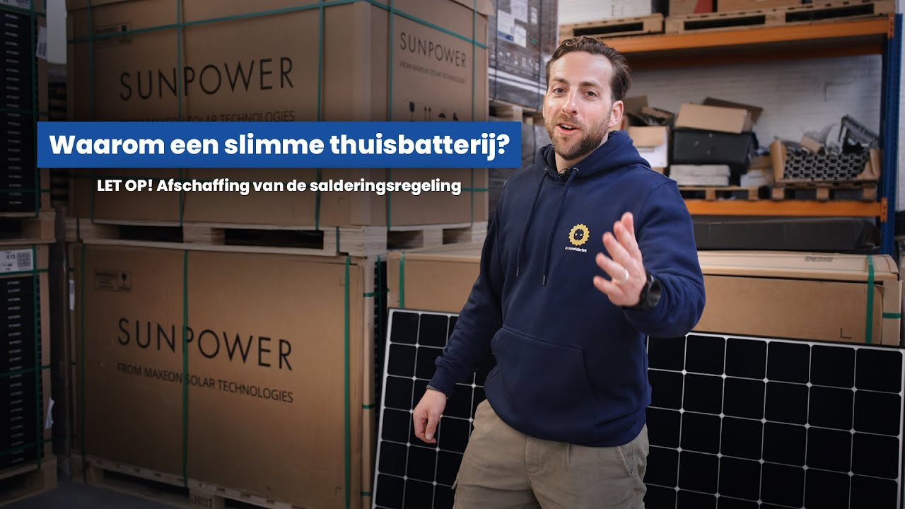 Waarom een slimme thuisbatterij?