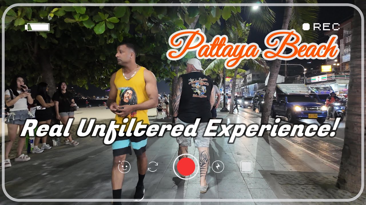 Pattaya Nightlife 😳 Unfiltered Red Light Area Tour | Beach Road Thailand 🇹🇭 | 4k Video