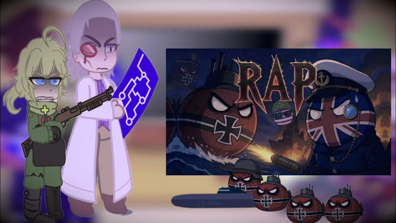 !!Tanya the evil & azur lane reaccionan a la batalla del atlantico!!