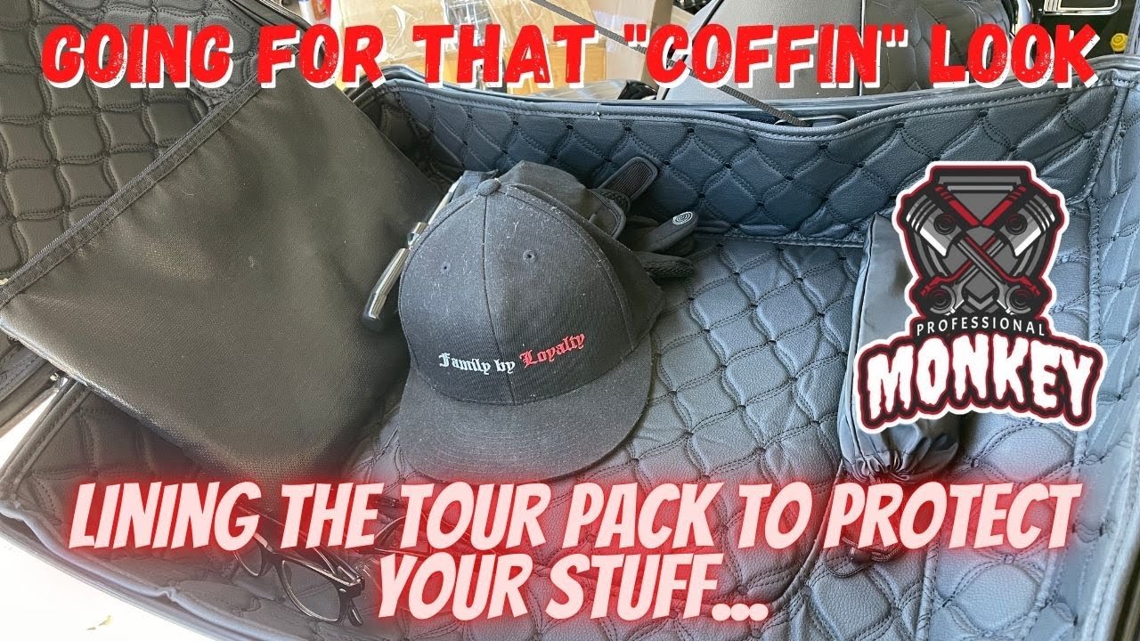 Harley Davidson Tour Pack Coffin Liner - Protecting the junk I always have with me, looks great!
