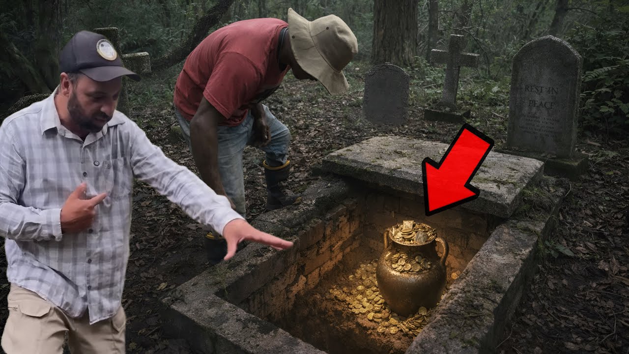 TUMBA NO MEIO DA FLORESTA COM TESOURO!