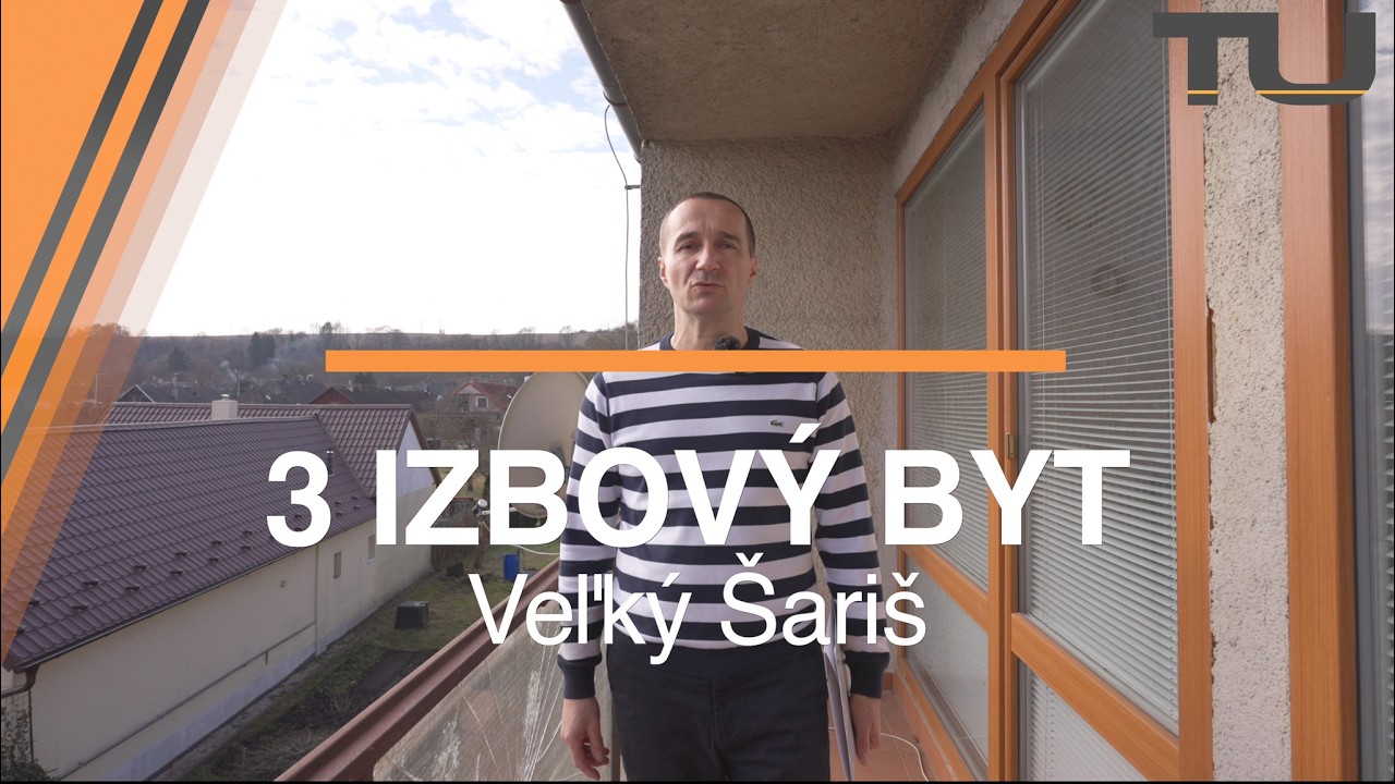 3 IZBOVÝ BYT NA PREDAJ - Veľký Šariš