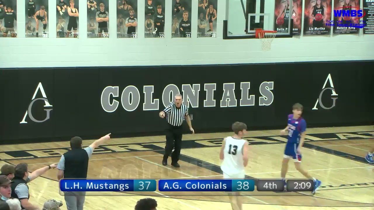 WPIAL Boys Basketball Laurel Highlands at Albert Gallatin 1/11/22