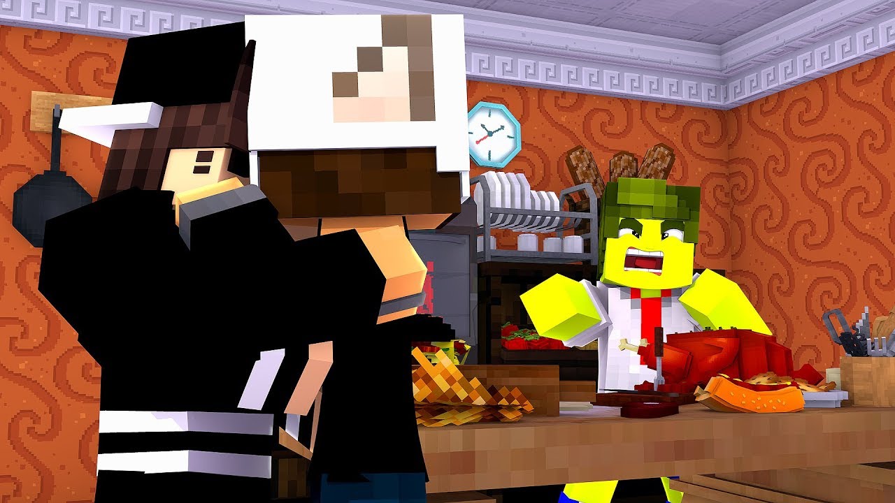 BEIJEI MEU EX NAMORADO NO MINECRAFT !