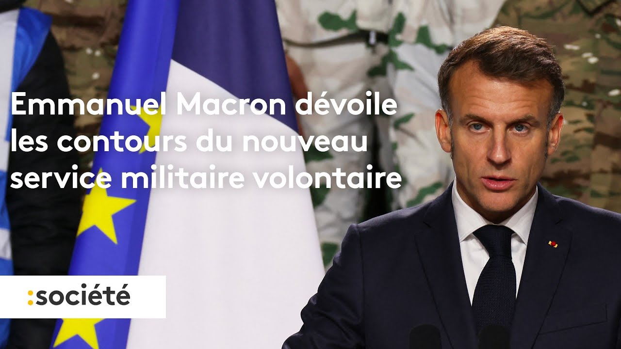 Emmanuel Macron dévoile les contours du nouveau service militaire national