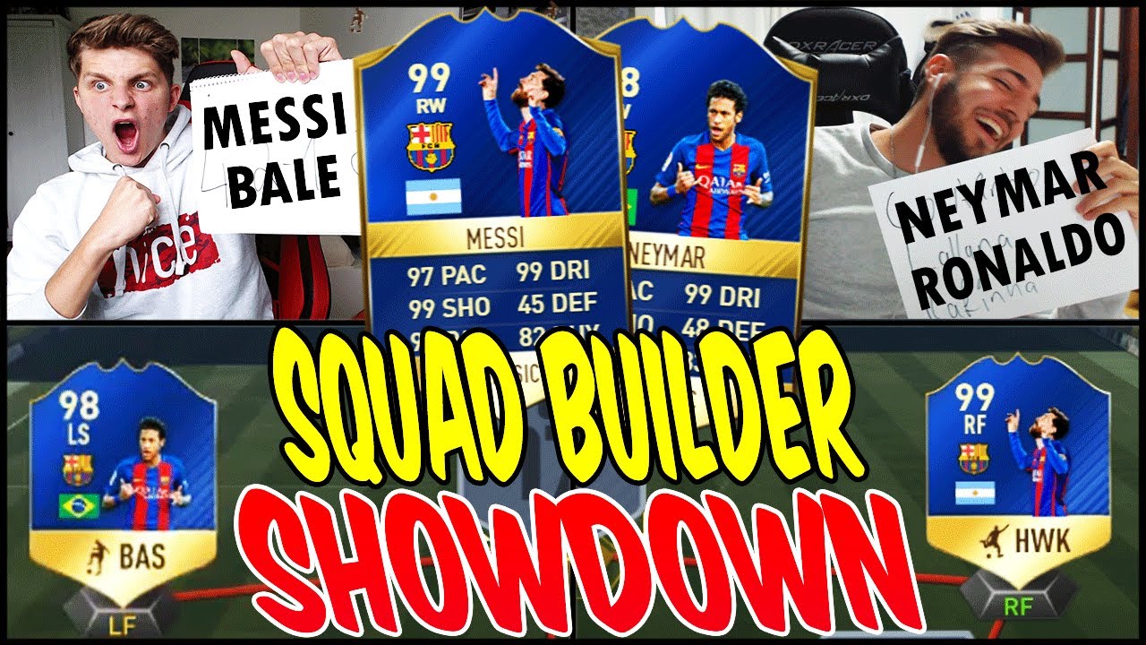 99 TOTS MESSI vs 98 TOTS NEYMAR SQUAD BUILDER SHOWDOWN! ⚽🔥 - FIFA 17 ULTIMATE TEAM (DEUTSCH)