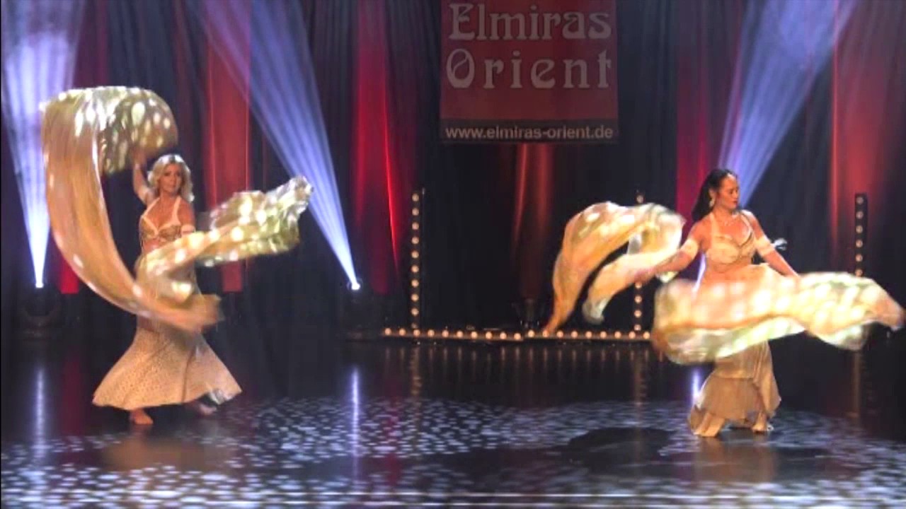 Duo - Gamila & Manis - Fächer- Schleiertanz - Elmiras Orient - Oriental Dance Show 2016 Zweibrücken