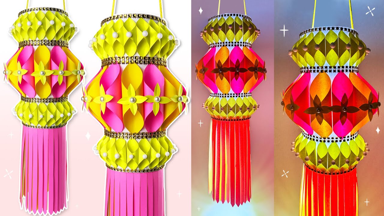🏮 Hướng Dẫn Làm LỒNG ĐÈN TRUNG THU Bằng Giấy A4 Handmade Tại Nhà / MIA Art & Craft