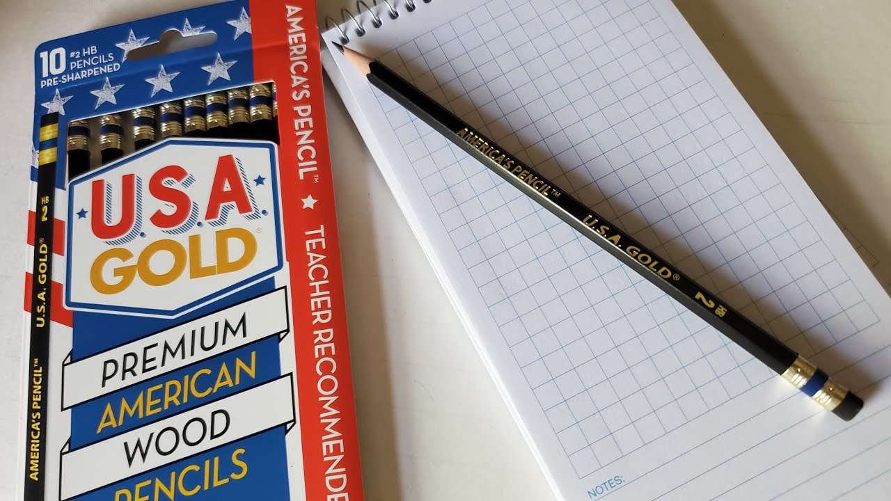 Золотые карандаши USA Gold Pencils черного цвета: обзор новых старых карандашей