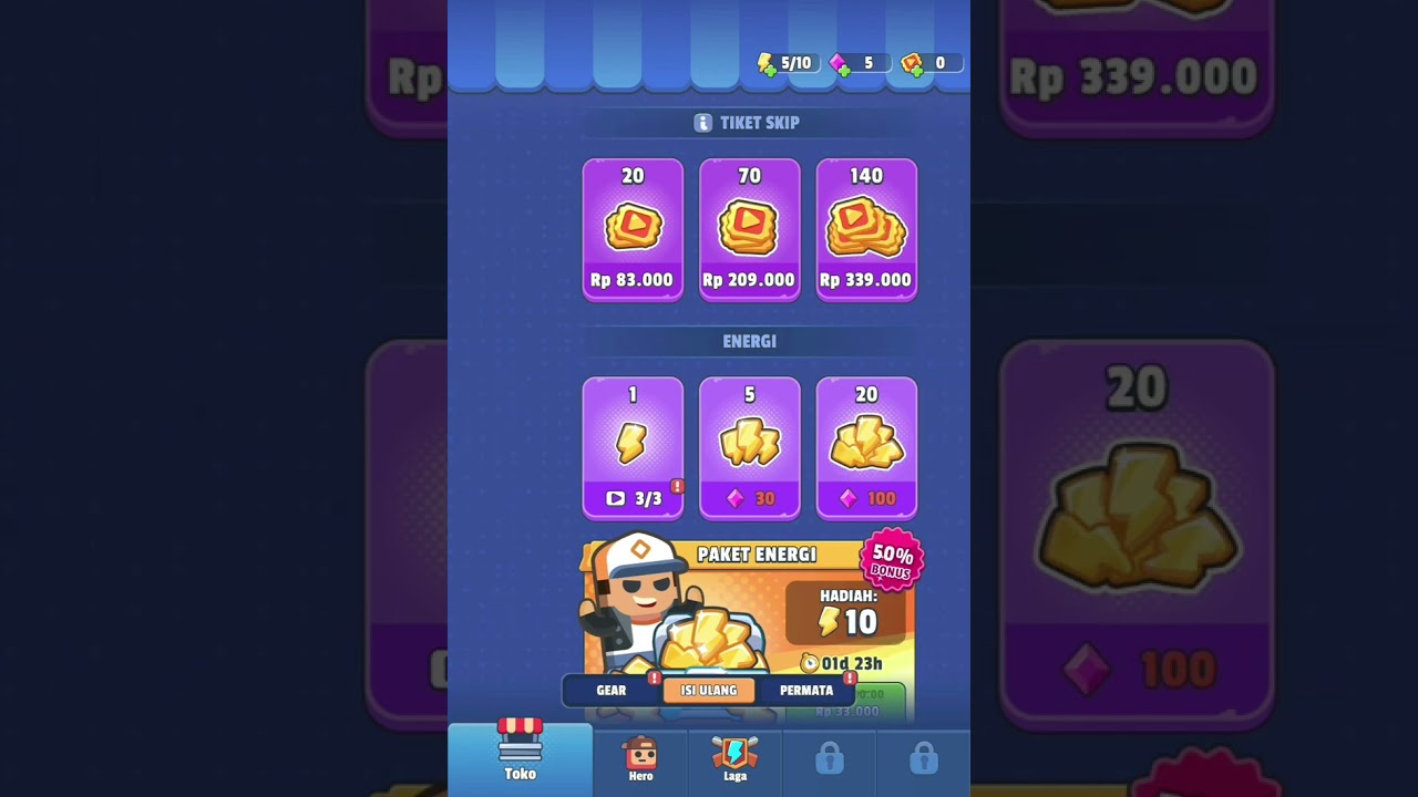Membuat tower Dan mengupgrade senjata Dan tower
