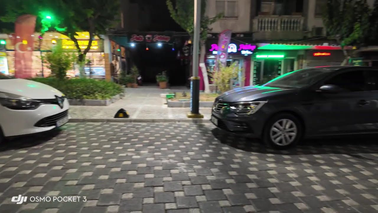 Güzelçamlı gece bir başka güzel