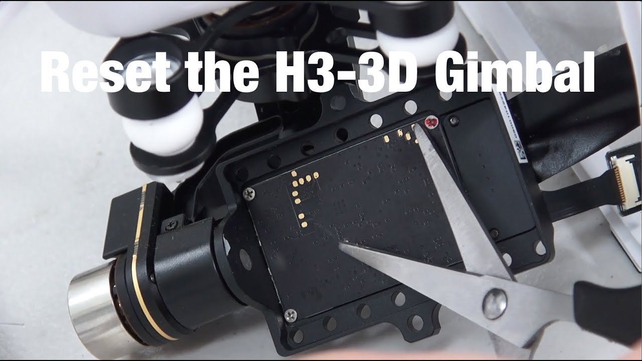 How to Reset a H3-3D Gimbal when bricked or failed update - That HPI Guy