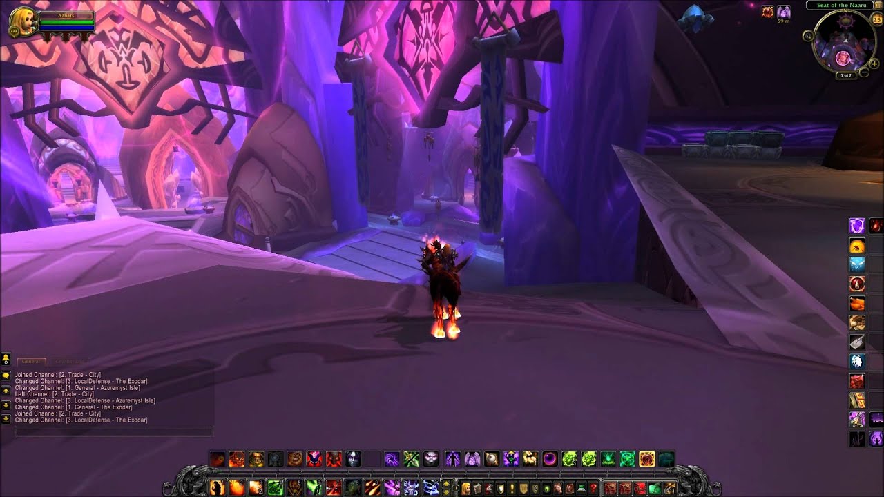 World of Warcraft Mists of Pandaria The Exodar is OP !