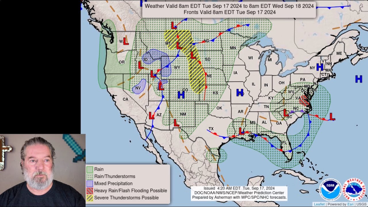 Big Sky Country: Rain, Wind, Snow, & Storms! Mid Atlantic Soaker.
